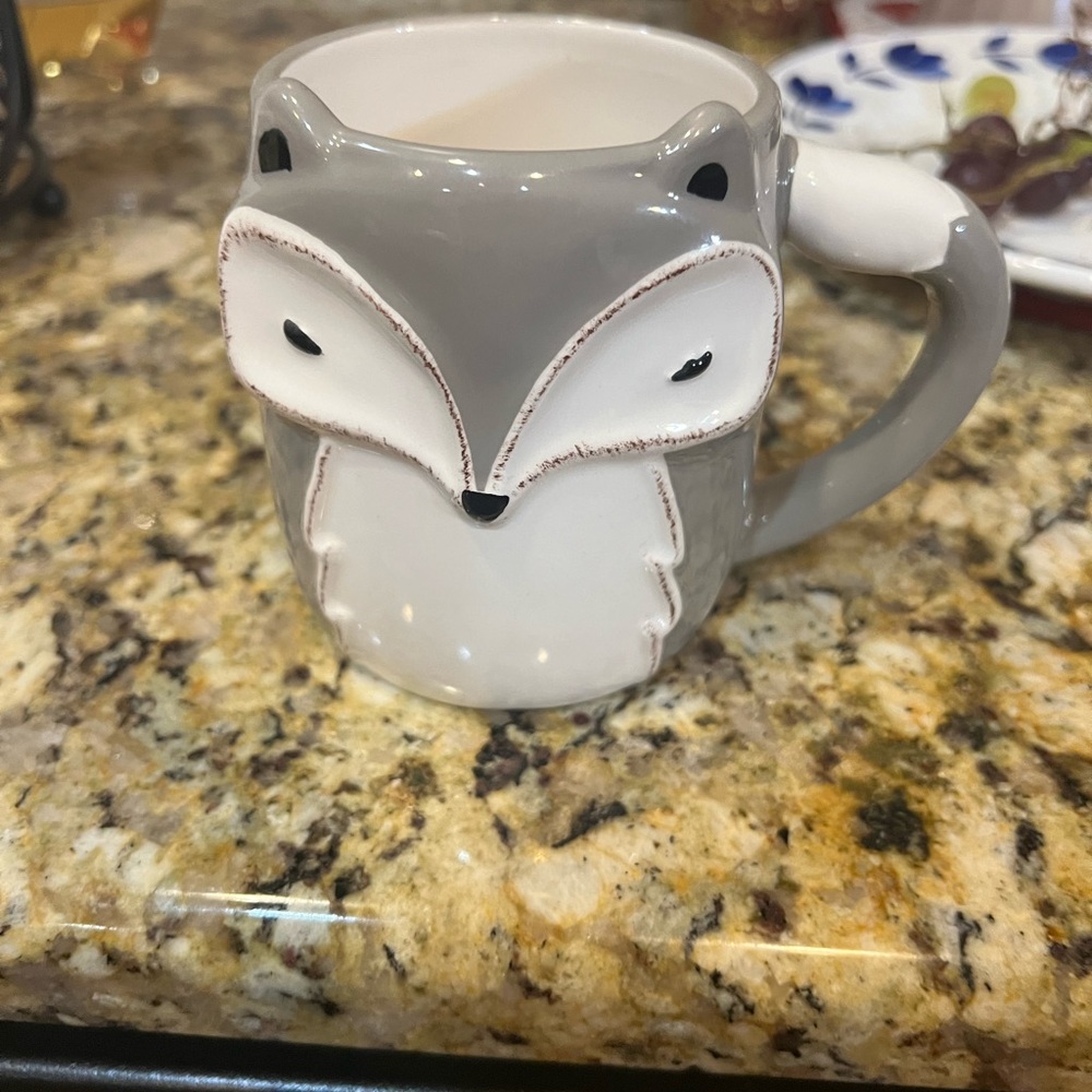 Gray Fox Ceramic Mug